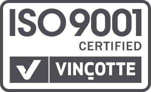 ISO 9001 Certified Vincotte