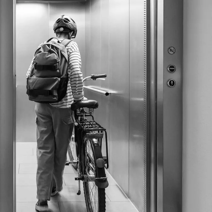 fiets grote huislift