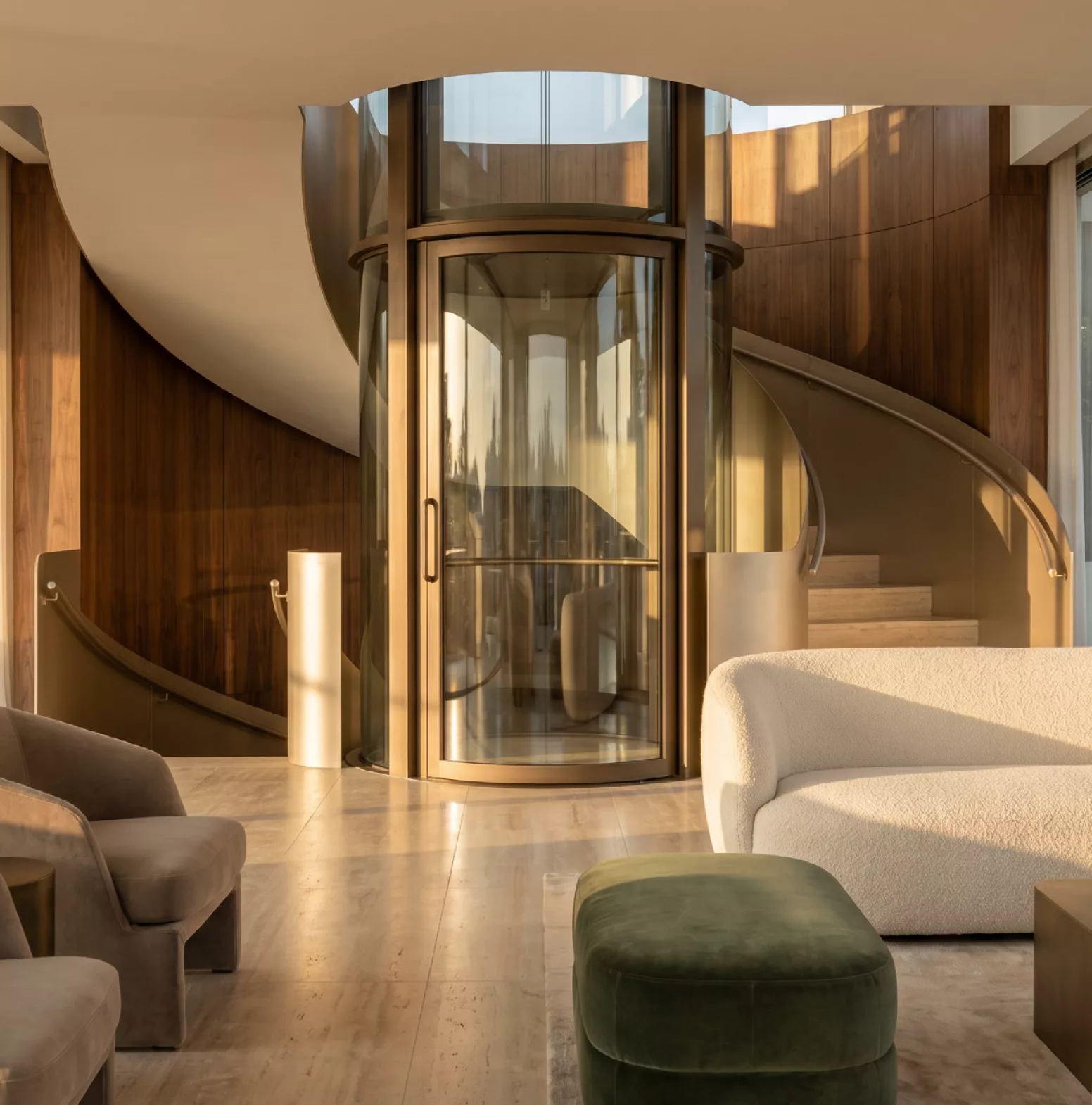 glass elevator